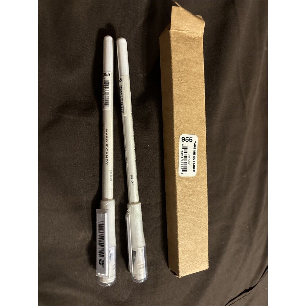 Hard Candy Take Me Out Liner Glitter Eyeliner Pencil  #955 Get Iced 0.04oz  2pk